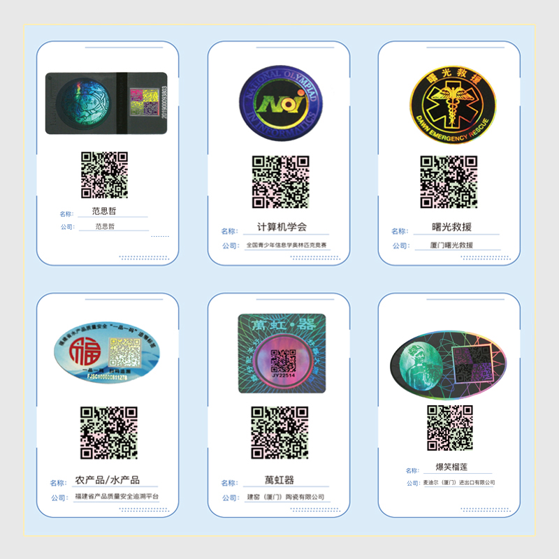 防偽案例集合